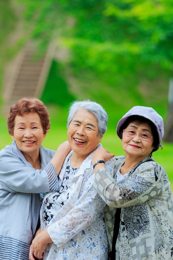 Japan's ageing population.