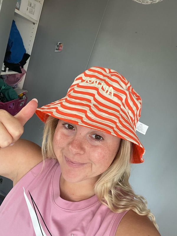 Aperol spritz viral bucket hat reversible