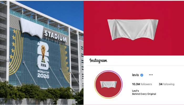 Levi's FIFA logo cover-up