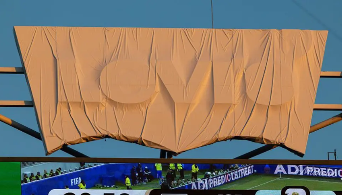 Levi's FIFA logo cover-up