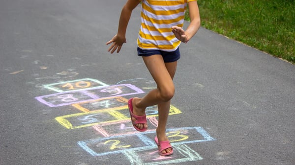 Do you remember these games from your childhood_ Hop-Scotch