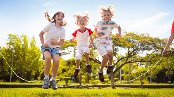 Do you remember these games from your childhood_ Skipping rope