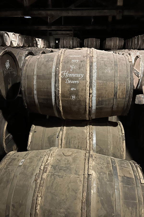 Hennessy barrels. 