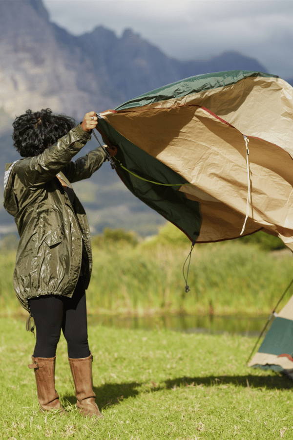 How to still enjoy your UK festival in the rain waterproof ground sheet camping