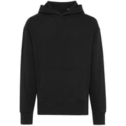 Iqoniq Yoho Recycled Cotton Relaxed Hoodie Black