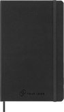 Moleskine 12M daily L hard cover planner - Solid black