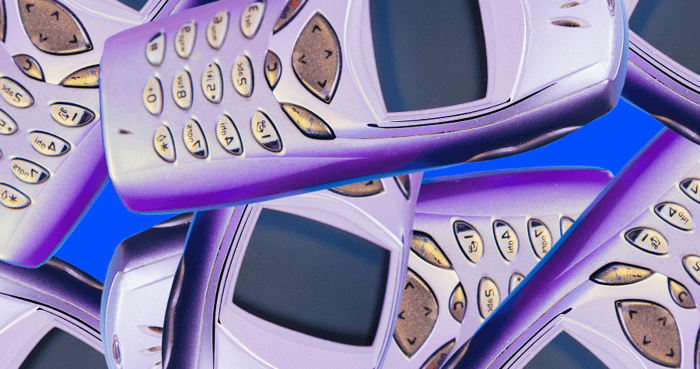 Old Nokia mobile phones
