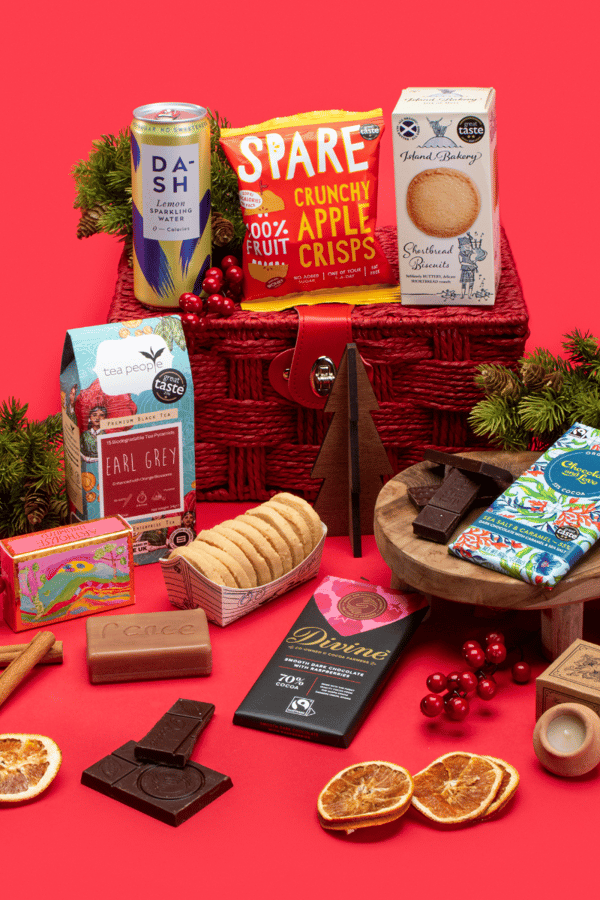 Social Stories Club promotional merchandise Christmas gifts sustainable hamper