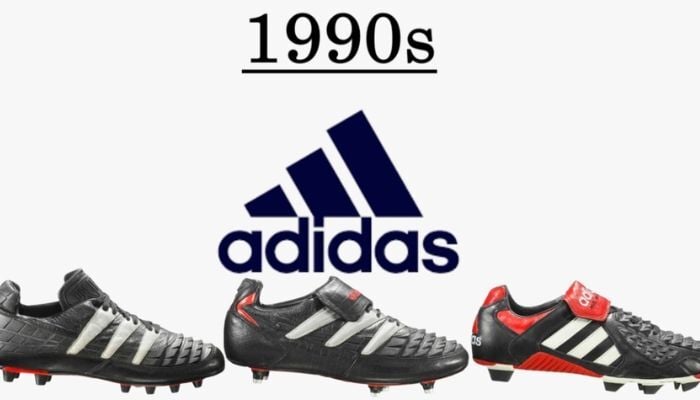 The evolution of football’s favourite memorabilia - 1990s adidas football boots