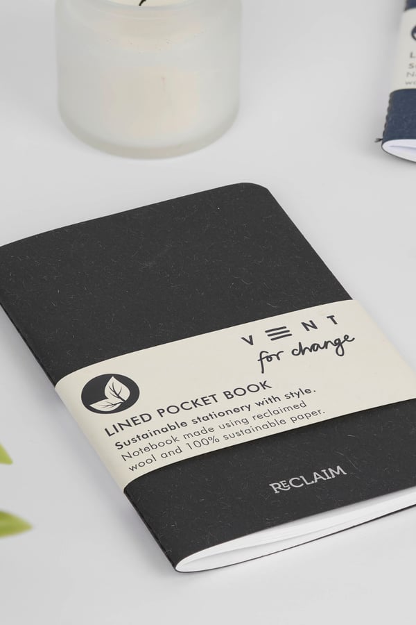 VENT for Change promotional merchandise branded stationery notebook reclaim range