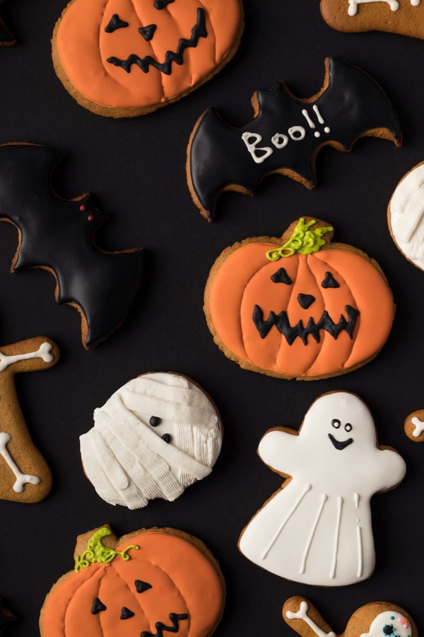 Some halloween cookies.