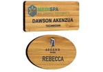 Bamboo name badges