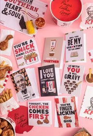 KFC Valentine’s Day cards
