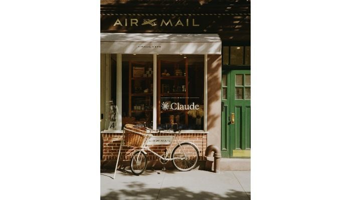 Anthropic's Claude pop-up at Air Mail, NY.