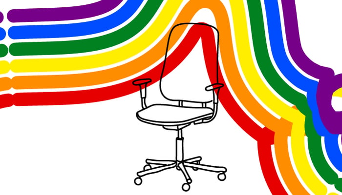 How to support your LGBTQ+ community in the workplace - in-office support