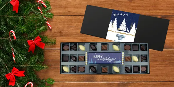 christmas chocolate truffles selection box