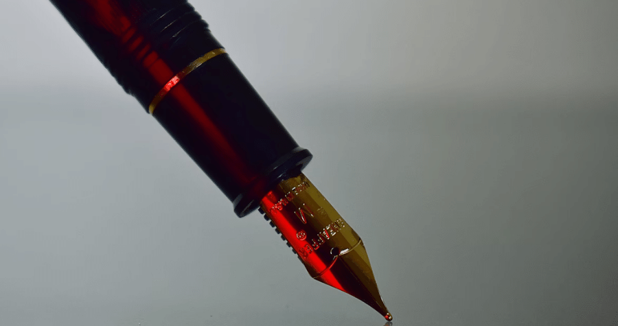 branded fountain pen