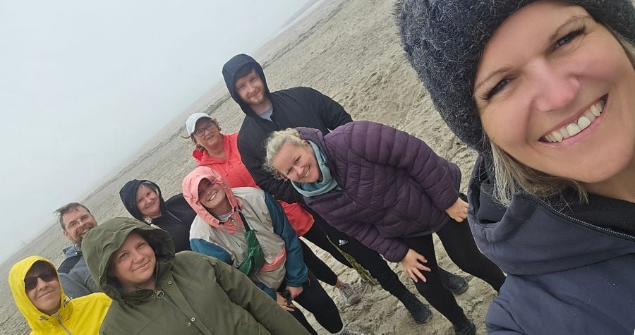 Beach clean up with Surfers Against Sewage