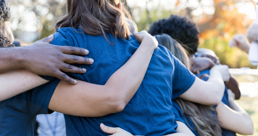 Donating sporks and pens to Our Lady and St Chad Catholic Academy