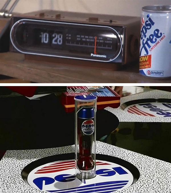 Pepsi and Pepsi Free product placement in Back to the Future