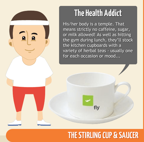 The Health Addict - Stirling Cup & Saucer