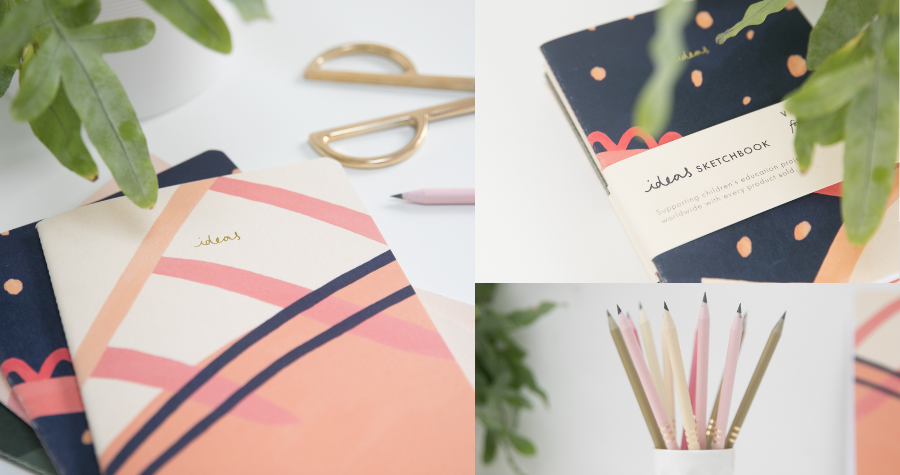 VENT for Change branded promotional stationery.