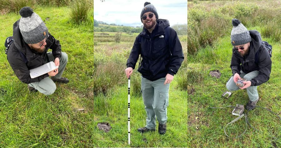 Roy volunteering with the Cornwall Wildlife Trust