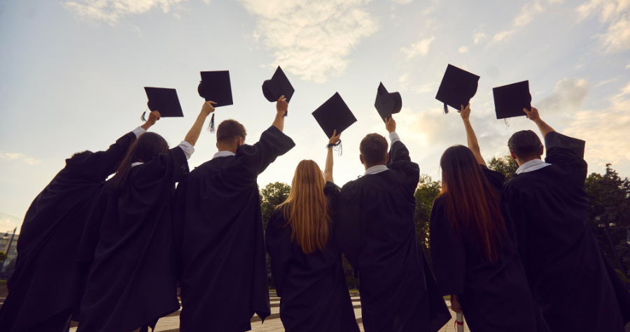 Group of graduates