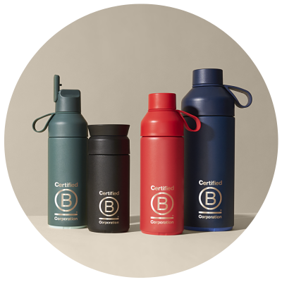 ocean bottle B Corp collection